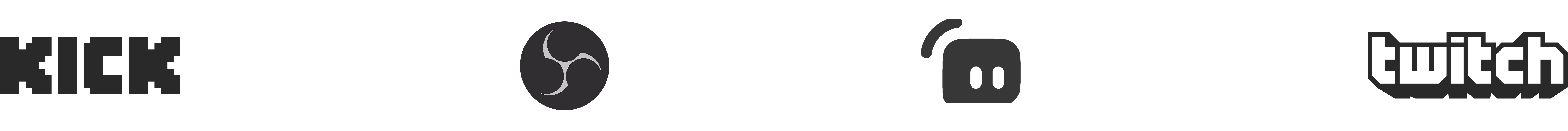 Kick and Twitch logos